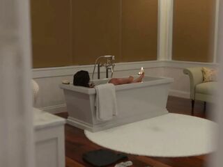 Stepmom Caught By Stepson Whilst Exposed In Bathtub And Giving Footjob