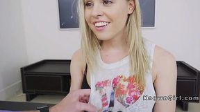 Girlfriend sucks and fucks in homemade POV