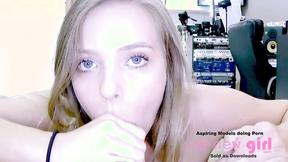 ”Charming blonde seduced into assfucking loving”