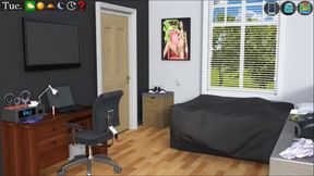 F.i.l.f Cap 7 - My Stepmother Gives Me a Handjob in Bed and Then a Blowjob in the Kitchen