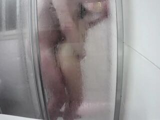 Perfect latina milf banged hard in the shower. Throat pussy and anal