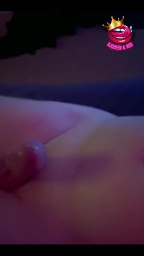 After Some Intense Edging His Cock Was Leaking Precum so I Gave It a Few More Strokes