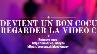Matte moi baiser ta femme - Trio cuckold bdsm lesbienne alt rousse poilue strapon francaise POV