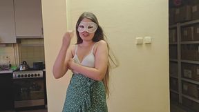 Custom ENF Magical Clothes Vanish – Progressive Strip to Naked (Talking Covering Fun)