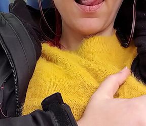 Fingering Myself on the Train