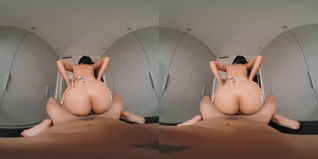 Curvy Latina Shark Katrina Moreno Has Very Hungry Pussy VR Porn