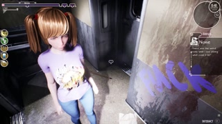 My Lust Wish [SFM Hentai game] Ep.1 Wet dream of innocent college girl in the train