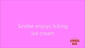 Ice Cream licking slut