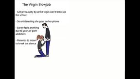 Virgin blowjob VS THE CHAD SELF SUCK