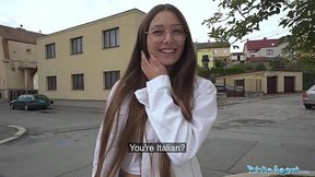 Playful teen Shelena loves to fuck with strangers in public places