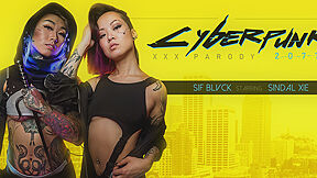 Cyberpunk 2077 Xxx Parody - Sindal Xie And Sif Blvck