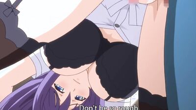 Watch these anime babes with curves and lingerie get wild with their big dicks in HD