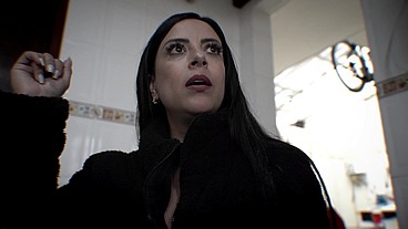 Orgy in the porn mansion with a giant cock