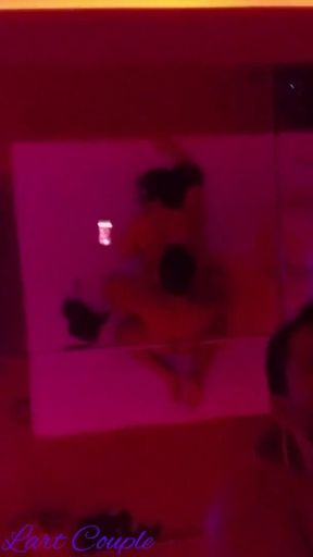 Fucking Her Pussy and Asshole Hard Under the Ceiling Mirror - Rough Sex