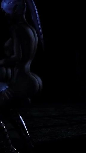 Big Dick Futa Fucks Lady Meris Tits