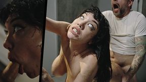 Splendid Tommy Pistol and Little Puck at hard blowjob clip