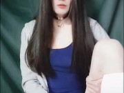 Japanese Crossdresser Dry Orgasm