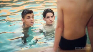 Sexo oral, sexo oral, sem camisinha, sexo em grupo, gozando – gays com pênis grande transando anal