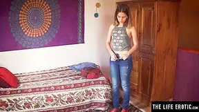 Cute Teen 18+ Fucks Her Hairy Pussy And Tight Asshole With Big Dildos