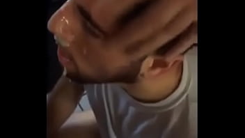 2 cumshot on handsome face