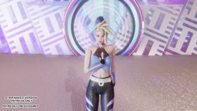 MMD  Aespa - Drama - Akali Sexy Kpop Dance League of Legends Hentai Uncensored 4K 60FPS