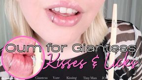 Cum for Giantess Kisses and Licks - HD - The Goddess Clue, Giantess Vore, Tiny Man, Countdown JOI, Mesmerize, Kissing and Licking