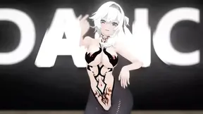 Genshin Impact Eula Hentai Dance Good Night Kiss White Hair Color Edit Smixix