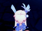 Mimi POV gives you a blowjob and swallows your cum - Genshin Impact Hentai.