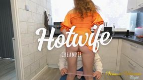 My husband's friend CREAMPIED ME IN THE KITCHEN!