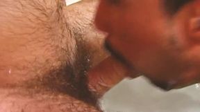 Muscular Latino jock destroys friend in raw anal bareback