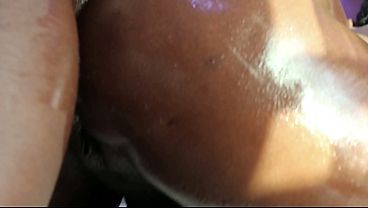 Mature aunt gets a BBC in DP