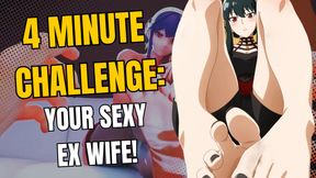 4 Minute JOI Challenge : You Become Your Ex-Wife&#039;s Slave (femdom, humiliation, worship)
