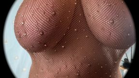 Mrs Mature Feet Strips for her Nylon Fans 387