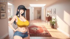 sexy wife s friend teasing her huge ass - i love your wife (part 03) developed by velnidokra - 3d porn game
