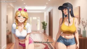 sexy wife s friend teasing her huge ass - i love your wife (part 03) developed by velnidokra - 3d porn game