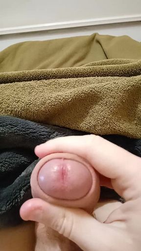 My girlfriend said she would sit on my face if I didn&#039;t masturbate my fat cock well #6