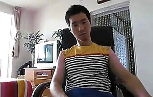 Asian twink jack off