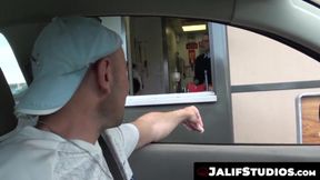 Stany Falcone and Valentin Alsina enjoy roaming around the city while fucking