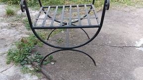 Keeping my high heels hanging from my feet while cross legged (3)