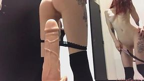 Redhead Girl Caught Masturbating in Fit Room - Amateur