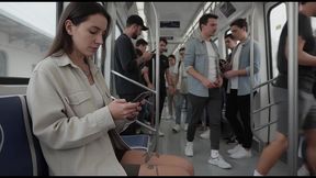 i don t know how it happened, but a stranger fucked me in the metro! i started sucking him off myself! [ai]