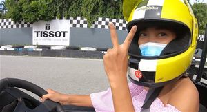 Thai teen homemade gf go karting and love after with her bf