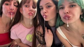 You Human Spittoon For Four Mistresses POV Spitting Humiliation (MP4 HD 1080p)