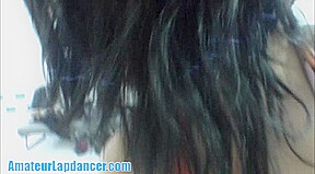 Nasty brunette does lapdance and blowjob