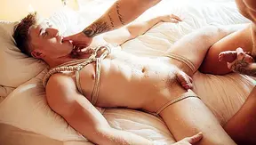 Tied Tight Taken Hard: Steamy Double Penetration Action – Josh Moore Wess Russell