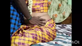 Tamil saree housewife romance with ex boy friend