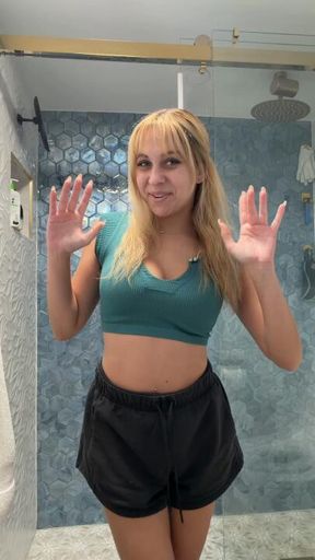 Peeing at my dads house