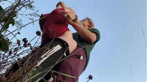 Fucked in a public park with a sexy girl
