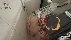6.7 Tall Amazon Shower Routine POV Overhead Giantess Goddess