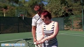 uk pawg jaye rose tennis lesson fuck